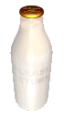 Image gifs bouteille de lait de ferme